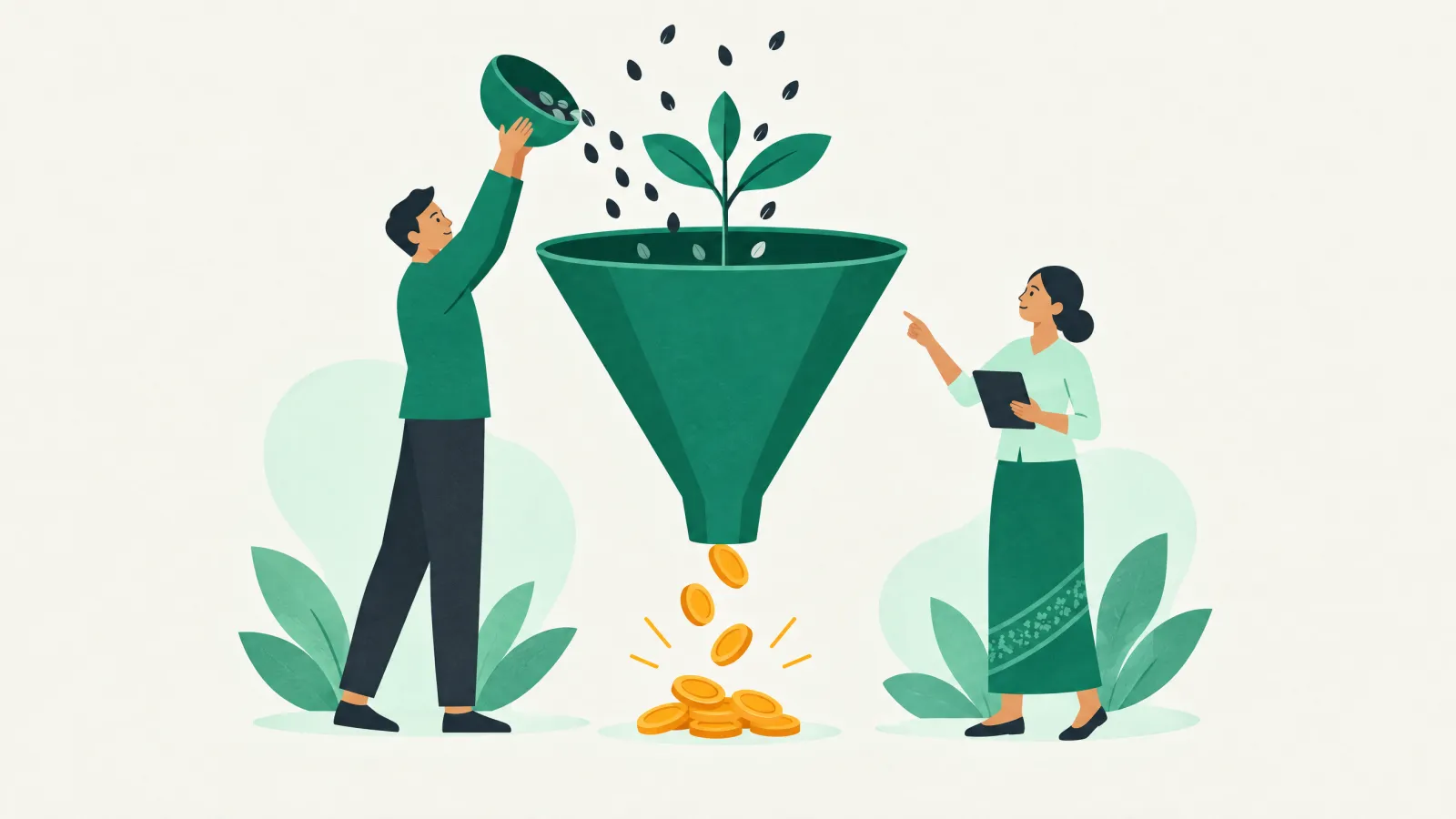 The Organic Sales Funnel: The 5C Model to Win Clients Without Ads